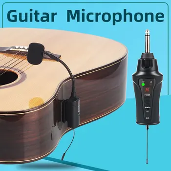 At-5 Gitaru i Mikrofon UHF Bežični Mikrofon Alat Kondenzatorski Prijemnik i Odašiljač za klasične i Akustične Glazbe