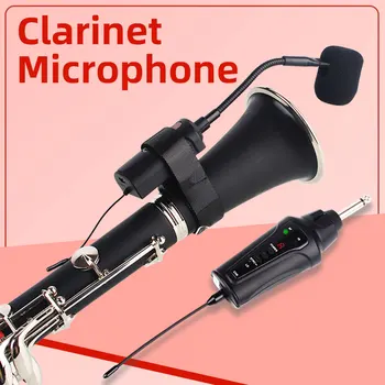FT-5 Klarinet Mikrofon UHF Bežični mikrofonski Guska Vrat Alat Provjera Propušta Sustav za Klarineta