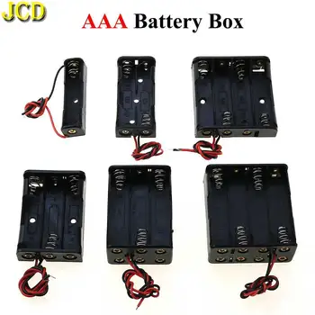 JCD AAA Rezervne baterije za telefone Sjedalo 1X 2X 3X 4X 8X 6X AAA Držač Baterije Kutija Za Pohranu Torbica 1 2 3 4 6 8 Utor Baterije Kontejner W/Žice