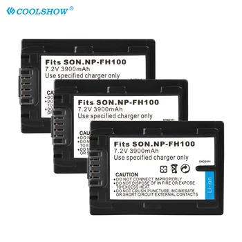 NP-FH100 NPFH100 FH90 FH70 FH60 FH40 FH30 FP50 3900 mah Baterija za Sony DCR-SX40 SX40R SX41 CX105 SR42E SR45E Skladište Baterija