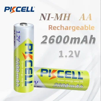 PKCELL 1,2 AA 2600 mah Ni-MH Punjive Baterije AA baterija baterija baterija baterija Baterija za Kamere Anti-pad Igračka Automobila
