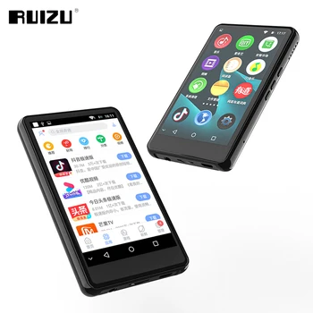RUIZU H6 Android WiFi MP3 player, Bluetooth, Puni zaslon osjetljiv na dodir, 4-inčni Music MP4 player sa zvučnikom, FM, e-knjiga, Rekorder, Video
