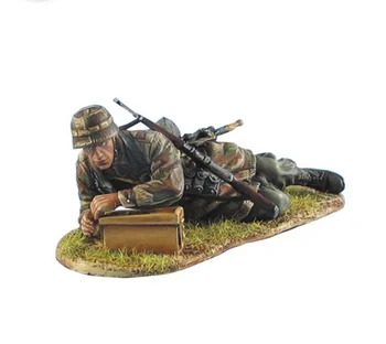 1/35 Smola Figurica model Građevinske setove Drugog svjetskog rata Fallschirmjager MG42 Timski utovarivač za krajobraznu bazom u nesastavljeni i neobojeni igračke