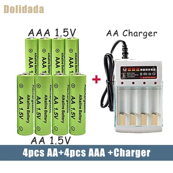 1,5 v AA + AAA baterija baterija baterija baterija Baterija Ni-mh baterije od 1,5 3800 3800 mah mah Baterije Za Svjetiljku Igračke Sat Miša Računala Igračke S Punjačem