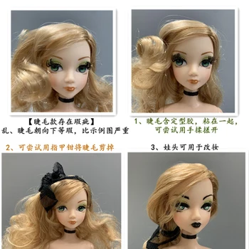 1/6 originalni novi brand 30 cm pribor za lutke glava tijelo diy make-up barbie ликка poklon za djevojke weilan