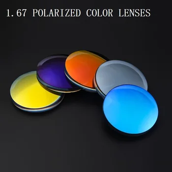 1.67 Polarizovana šarenih kuglica marke sunčane naočale za kratkovidnost na recept, leće UV400, naočale, optički naočale, leće za krema za stakla
