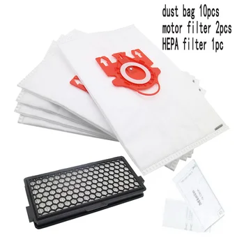 1 HEPA filter 2 motornih filtera i 10 vrećica za prašinu za usisavača Miele 3D GN S5000 S8000 U paketu C2 C3 S5 S8 SF-50