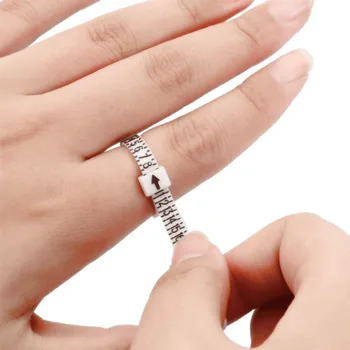 1 kom. Kalibracijski Prsten velika Britanija/SAD Službeni Veličinu Prstena na Mjerni Uređaj Za Muškarce Žene Prst Sizers Profesionalni DIY Nakit Pribor Alati