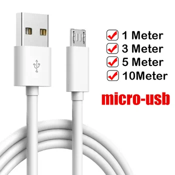 1 m-10 m Micro USB Kabel za Prijenos Podataka Univerzalni Produljio Kabel za Punjenje u automobilu za Android Samsung Xiaomi Huawei Tablet, Fotoaparat USB Kabel za Punjenje