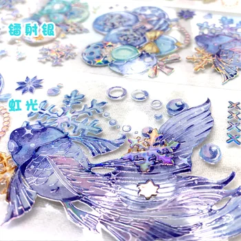 1 Petlja Wasi 37 Stupnjeva Traka Ledeno Plava Mraz Cvijet Hibiskusa Vanjski Ljubimac Dekorativni