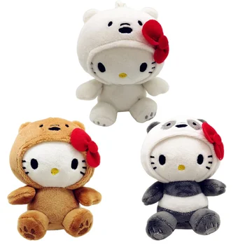 10 CM Crtani Kawai Anime Plišane Životinje Kt Mačka Cosplay Panda Medvjed Pliš Igračku Slatka Mekani Plišani Lutka Privjesak Igračke, Pokloni