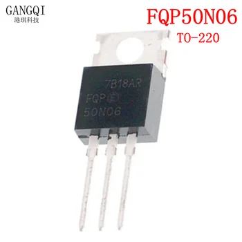 10 kom./lot Tranzistor FQP50N06 50N06 TO220 N-CH 60 50A MOS FET Tranzistora MOSFET Novi IC na lageru