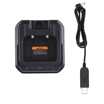 100% Original Baofeng UV-9R PLUS Prijenosni prijenosni radio USB Adapter za Desktop Punjač BF-9700 A58 Dvosmjerni Radio Litij-ionska Baterija Pribor
