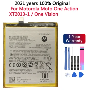 100% Original Novi 3500 mah KR40 Zamjenjiva Baterija za mobilni telefon Motorola Moto One Action XT2013-1 / One Vision XT1970-1