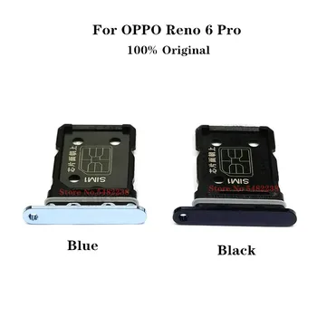 100% Originalni držač Za SIM-kartica Za OPPO Reno 6 Pro Micro SD/SIM Tray Adapter Za microsd Utor Utor Držača Za čitač SIM kartice Reno6pro
