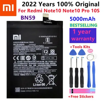100% Originalni High-end Novu Bateriju BN59 5000 mah Za Xiaomi Redmi Note10 Note 10 Pro 10S Note 10pro Global Batteries Alati