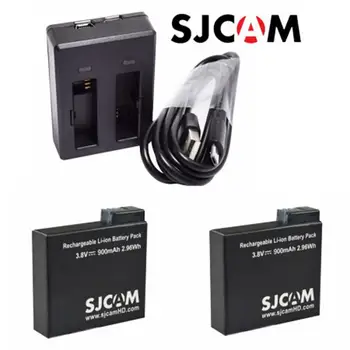 100% Originalni SJCAM M20 900 mah Rezervni Punjiva Li-ion Baterija i Punjač Pribor Za sportske kamere SJCAM M20 2K WiFi DV