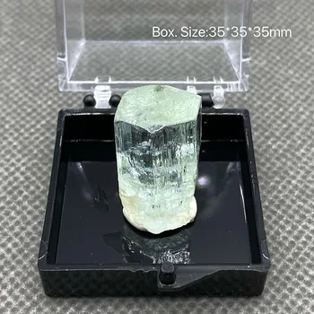 100% Prirodni Намибийский Akvamarin Neobrađeni Dragi Kamen Kristal + veličinu kutije 3,5 cm