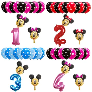 13 kom. Nakita Za Party u čast Rođenja Balon Disney Mickey I Minnie Mouse Folija Balon Dječji Tuš Broj Globos Dječje Igračke Isporuke