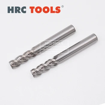 1pc 3 Flaute HRC45 Aluminijske Poprečni Rezač Koljenica od Volframa Čelika 4/6/8/10/12 mm Fraise CNC, Ravna Glava