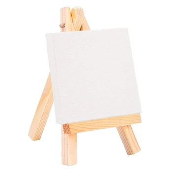 1pc Drveni Mini-Stalak Maslačna Slikarstvo Bijelog Platna Slikarstvo Tkanina za Namještaj Namještaj