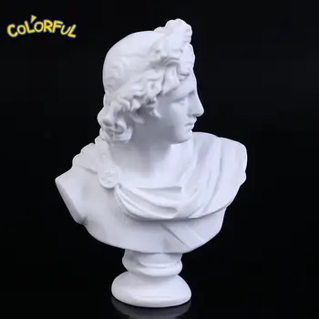 1pc lutkine Minijaturni 7 cm, Mini-Skulptura Od Smole Poprsje Apolona Skulptura Uređenje Doma Dekor