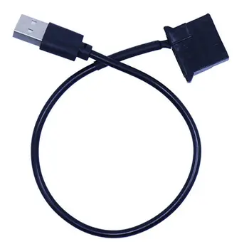 1pc USB-4-pinski Molex Ventilator Kabel za Napajanje za Kućište Računala Isključite prilagodnik 4Pin Ženski do 5 U USB Muški na USB Kabel-ac