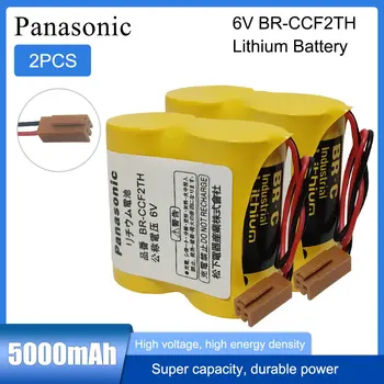 2 kom. Novu bateriju Panasonic BR-CCF2TH s priključkom w/2P 6 5000 mah PLC FANUC Litijske Baterije s priključkom