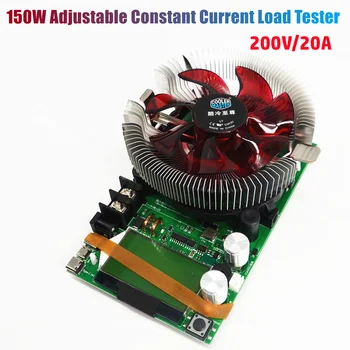 200 150 W Podesivi dc E-Opterećenje Baterija USB Tester DC 12-24 U Olovo-kiselina Ionska Mjerač Kapaciteta Pražnjenja
