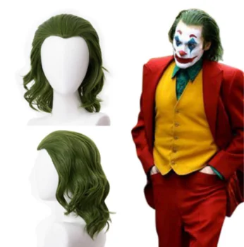 2019 Joker Arthur Fleck Joaquin Phoenix Cosplay Perika 35 cm Toplinski Sintetičke Kose Halloween Cosplay Perika