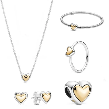 2021 novi rafiniran u dvije skup nakit u obliku srca, kvalitetan nakit za žene ili majke kao romantični poklon za majčin dan