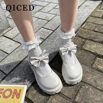 2022 Cipele u stilu Лолиты, japanski cipele na platformu u retro stilu za djevojčice, casual cipele za banket, studenata, 40 metara, mondeno cipele s okruglim vrhom, zapato