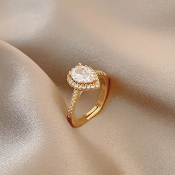 2022 Novi Dolazak Modni Prstenova Ženske Metalne Večer Klasične Srca Sve Kompatibilne Prsten Elegantne Ženske Nakit