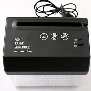 2022 Novi USB Električni Mini Sjeckalica za Papir dvostruke Namjene, za uporabu u Dokumentima s Биллами, Računima, Pismima