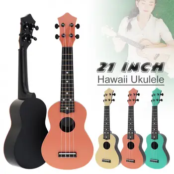 21 Inča Sopran ukulele Šarene Akustične 4 Žice Hawaii Guitar Alat za Djecu i Početnike Glazbenika