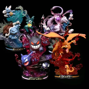 26 cm Anime Lik Pokémona Gk Eevee Mewtwo Генгар Venusaur Evolucijske Grupa PVC Kolekcionarska Figura Ukras Dječji Dar