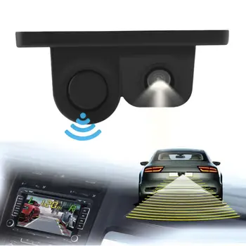 2в1 LCD automobil Suv Reverzibilni Parking Radar i Backup unazad 120 ° Širokokutni uz Fotoaparat Automatski stražnja Kamera