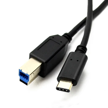 3 ft USB-C, USB 3.1 C Tip Konektora za USB 3.0 B Tip Muški Kabel za prijenos podataka za Mac Pro računala Dell Mobitel i Pisač i Hard Disk od 1 m