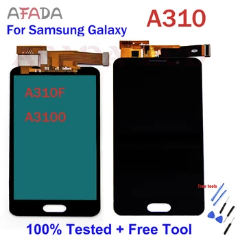 4,7-inčni LCD Za Samsung Galaxy A3 2016 LCD zaslon A310 A310F A3100 LCD Zaslon Osjetljiv na Dodir Digitalizator Skupština Zamjena