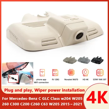 4 Na Plug and play Auto Wifi video rekorder video rekorder Program Upravljanja Za Mercedes-Benz C GLC Class w204 W205 260 C200 C300 C260 C63 W205 2015 ~ 2021
