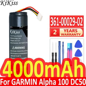 4000 mah KiKiss Moćna Baterija 361-00029-02 za Garmin Alpha 100, DC50, GAA002, GAA003, GAA004, T5, TT10, TT10 Uređaj za pse, TT15