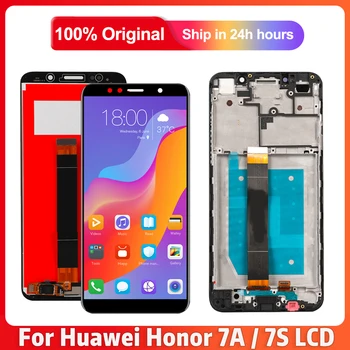 5,45 Originalni LCD zaslon Za Huawei Honor 7A LCD zaslon osjetljiv na dodir Digitalizator Sklop Za Huawei Honor 7S Ekran Za Honor7A 7S
