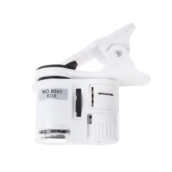 60X Mikroskop LED Povećalo Nakit Povećalo Zoom Objektiv Kamere Mobilnog Telefona Isječak