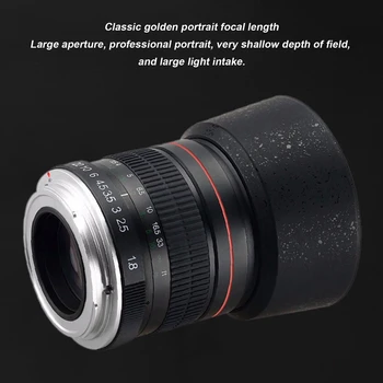 85 mm Objektiv kamere F1.8 Za Canon F1.8 s Velikom Blendom i Fiksnim Fokusom Portret, Makro Čist Slr Objektiv s ručno Fokusiranje