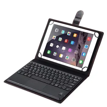 9 9,6 9,7 10,0 10,1-inčni Tablet IOS, Android, Windows Univerzalni Bluetooth Tipkovnica zaslona osjetljivog Na Dodir S Kožna Torbica-Stalak + pero + OTG