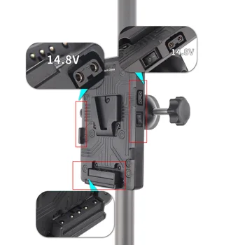 Adapter za poleđini baterije FOTGA BP V-neck Bravom za Sony D-Tap DSLR Rig Vanjski
