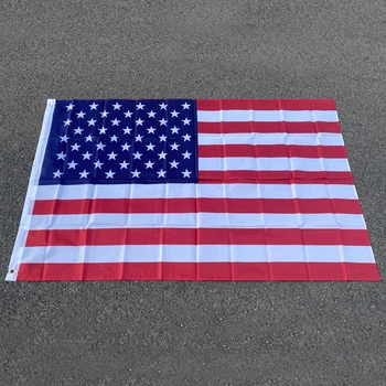 aerxemrbrae flag150x90 cm zastavu SAD-Kvalitetne Dvosmjerne Poliester Sa po cijeloj površini Američku Zastavu Люверсы Zastava SAD-u