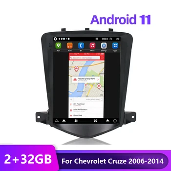 Android 11 2 + 32G Auto Media Player Za Chevrolet Cruz 2006-2014 Tesla Stil Ekran Авторадио video GPS Navigacija
