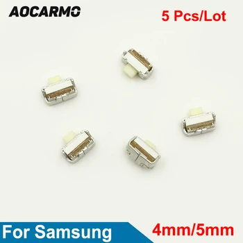 Aocarmo 5 kom. 4 mm 5 mm Uključivanje/Isključivanje Interne Gumb glasnoće Prekidač Za Samsung S2 S3 S4 Napomena 2 i9100 i9500 i9300 N7100 Za LG Nexus 5