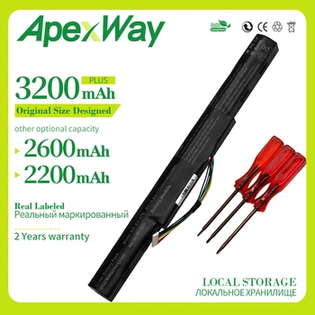 Apexway AS16A8K AS16A5K AS16A7K Baterija za laptop Acer Aspire E 15 serija E5-475G E5-476G E5-575G E5-576G E5-523G E5-553 E5-774